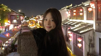 鱼闪闪苏州夜游山塘街偶遇粉丝！