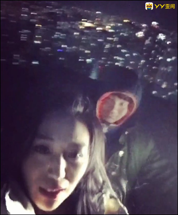 豆姐深夜25层楼拍摄电影